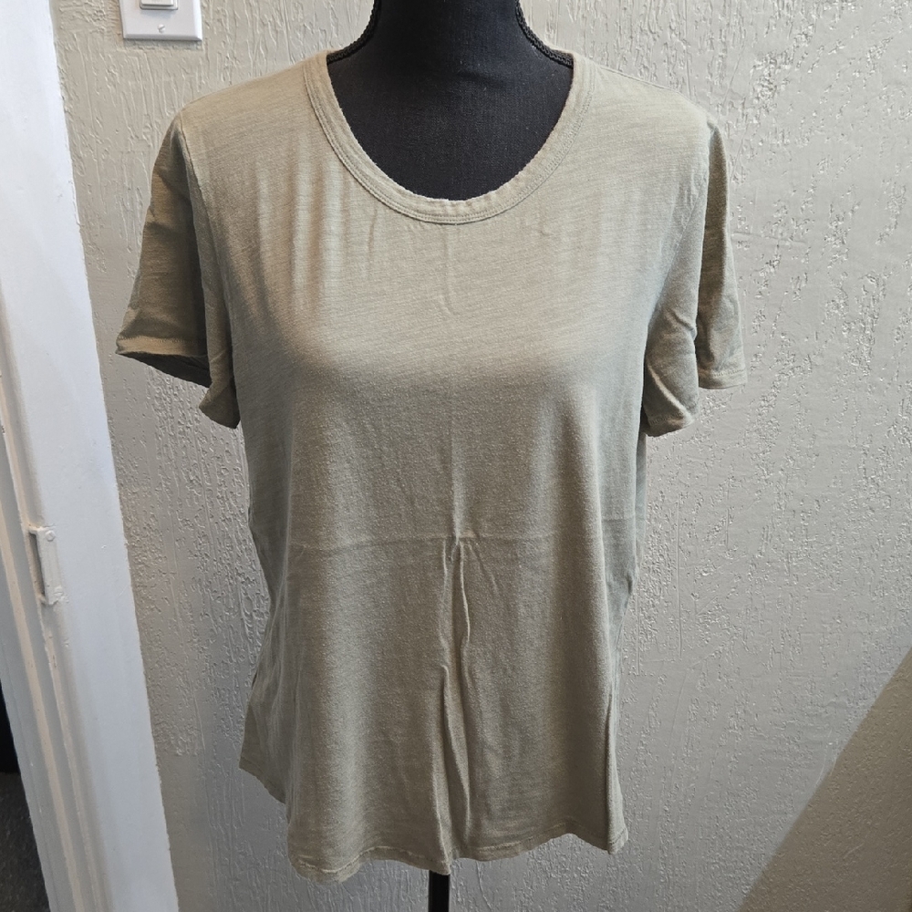 Country Road Organic Cotton Olive Green Short Sleeve Tee